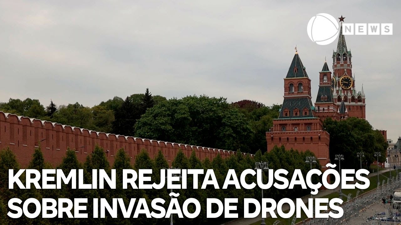Kremlin rejeita acusações da Polônia sobre invasão de drones