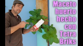Macetohuerto con Tetrabriks