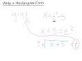 Converting Parametric Equations to Rectangular Form