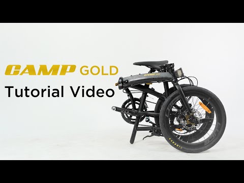 CAMP GOLD series champion's foldable bicycle | Tutorial