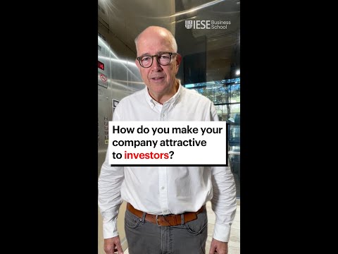 How do you make your company attractive to investors?