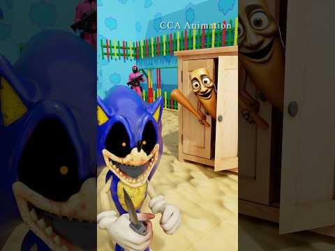 One Two, Buckle My Shoes! - SONIC EXE | ITALIAN BRAINROT meme #sonic #tungsahur #funny #cartoon