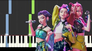 Golden - Las Guerreras K-Pop - Piano Tutorial