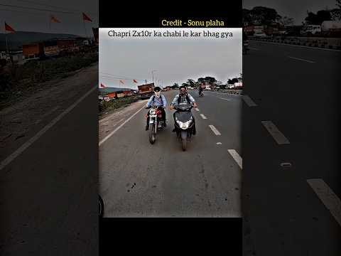CHAPRI CHORE NIKLA 🤬OR CHORI KAR LIYA#shorts #bike #rider #chapri #motovlog #ktm #bikerider #ytshort