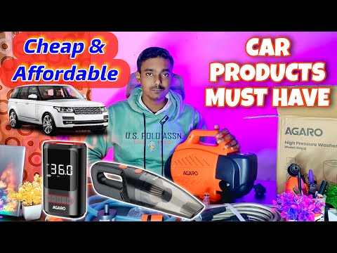 3 Car Products Every car owner must have : AGARO Car Pressure Washer, Tyre Inflator & Vaccum Cleaner