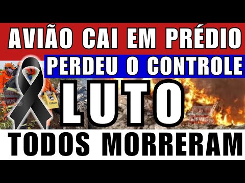 LUTO AVIÃO ACABA DE CAlR EM CIMA DE PRÉDIO lNFELIZMENTE M0RTES SÃO CONFIRMADAS