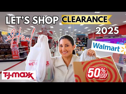 AFTER CHRISTMAS CLEARANCE SALES SHOP WITH ME + HAUL 2025 | Target, Walmart, TJ Maxx, HomeGoods