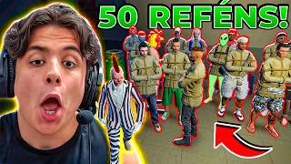 O BOPE PEGOU 50 REFÉNS E O PAULINHO TACOU O TERROR na POLICIA 😱 GTA RP (Modder Clips)