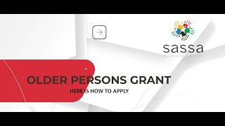 How to apply for an Older Persons Grant