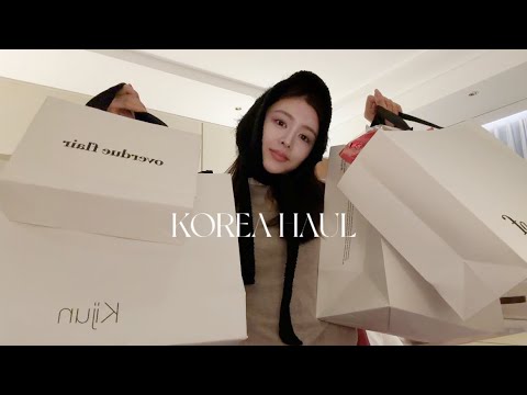 【HAUL】韓国でトレンドファッション購入品紹介👗🇰🇷❤️おススメブランドも🙋‍♀️✨ハンナム最高✌️