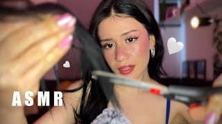CORTE DE CABELO + HIDRATAÇÃO EM ASMR