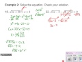 Solving Radical Equations and Inequalities