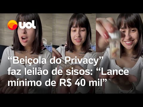 'Beiçola do Privacy' anuncia leilão de sisos com lance mínimo de R$ 40 mil: 'Item de decoração'