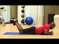 Lying Leg Curl with Dumbbells at Home