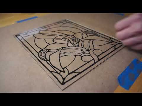 Making Fairy Faux Stained Glass