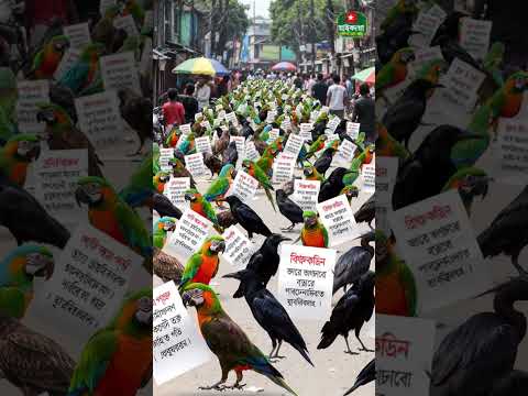 আমাদের দাবি মানতে হবে #birds #shortsvideo #funny