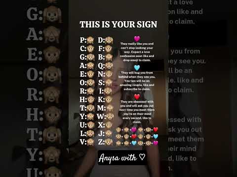 this is your sign- Find Your and Their Initial❤️#love #facts #lyrics #dandelions #shorts #subscribe