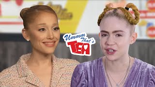 ARIANA GRANDE & GRIMES GO ON A DINNER DATE