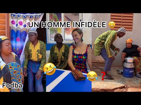 UN HOMME INFIDÈLE (Meilleur vidéo drôle )🤣 avec  @Beckham1er-BF