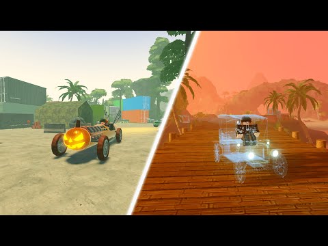 USING GHOST CAR AND PUMPKIN WAGON IN PRIMAL PURSUIT | HALLOWEEN UPDATE