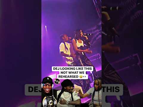 Dej Loaf like “this wasn’t part of the plan” — Jacquees doing the most for the spotlight!