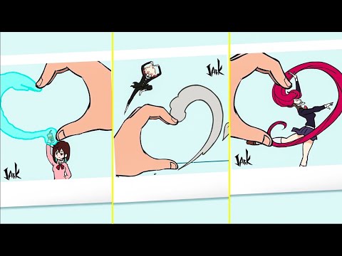 Hand Heart | Dan Da Dan | Funny Animation TikTok