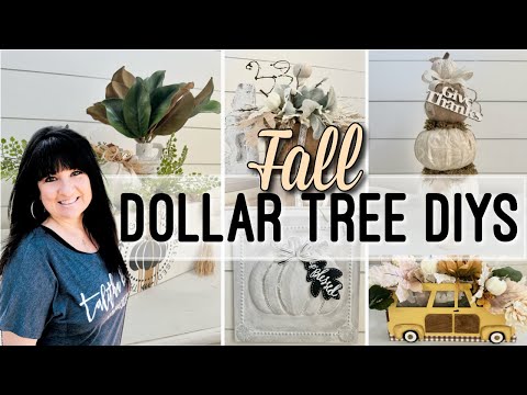 HIGH END DOLLAR TREE DIYS FOR YOUR FALL FARMHOUSE HOME DECOR