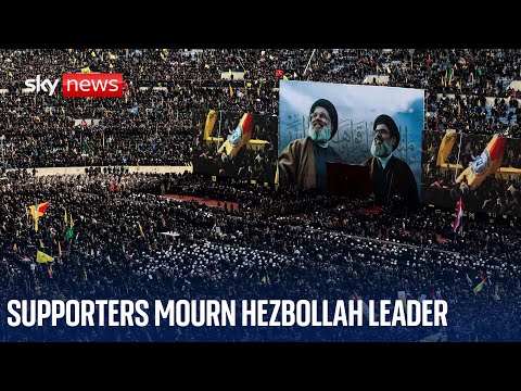 Lebanon: Supporters mourn Hezbollah leader - with group left in crisis