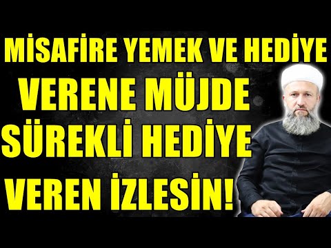 EVİNE GELEN MİSAFİRE BUNU YAPANLARA BÜYÜK MÜJDE VAR! HEDİYE VERENLER! Hüseyin ÇEVİK