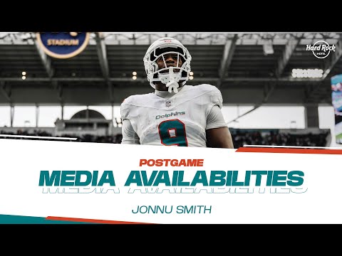 TE Jonnu Smith meets with the media after #LVvsMIA | Miami Dolphins