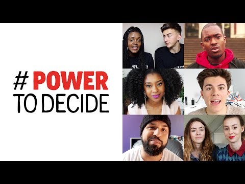 Use your #PowerToDecide. Vote on 8th June.