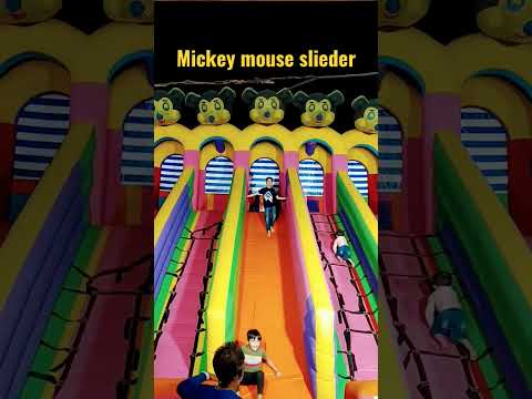 mickey mouse slider#masti #mela #mickeymouse  "Jai Shree Ram Ji Ju🙏🚩"