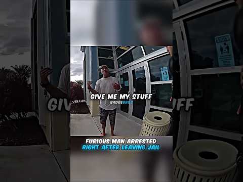 Man Gets Arrested After Leaving Jail 😱