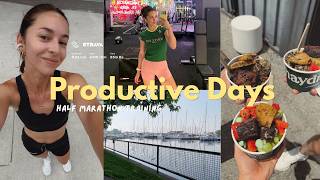 Productive Vlog | Half-Marathon Training, Heat Wave, quitting caffeine?