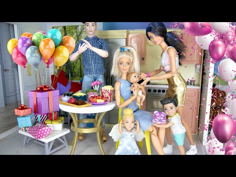 2 Hour Long Doll Full Movie! - My Barbie Family Has a New Baby Story