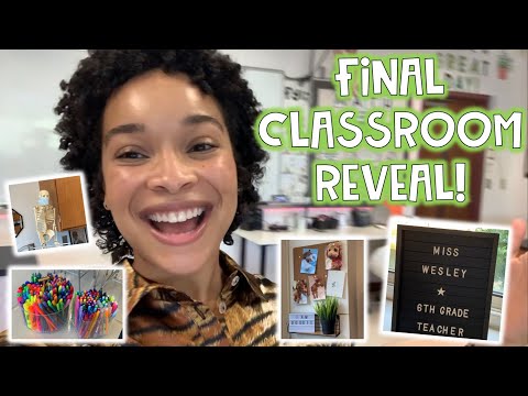 Completed Classroom Reveal + Tour! | First Year 6th Grade Teacher