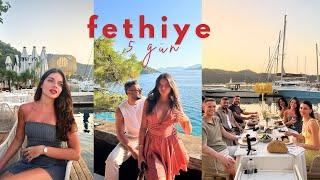 BİZİMLE 5 GÜN FETHİYE TATİLİ VLOG ☀️ 3 çift, muazzam bi ev, sınırsız eğlence | "gel gel oyun buldum"