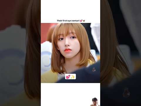 Their first eye contact 💕 #cdrama #gaming #cute