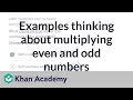 Exploring Multiplication of Even and Odd Numbers