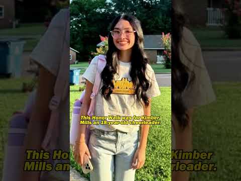 18-Year-Old Kimber <strong>Mills</strong>’ Honor Walk 💔#TrueStory#HonorWalk  #respect
