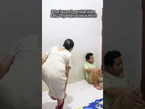 3 hari suami merajuk solusi nya ini🤣 #fypyoutube #comedy #tipeketawa #funny #ngakak #lucu