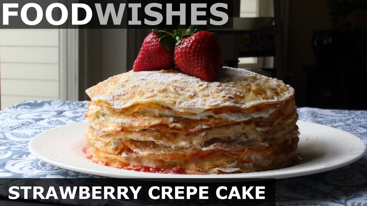 Strawberry Crepe Cake