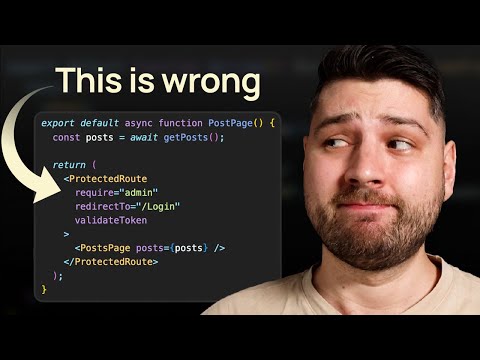 Authentication Gone Wrong (React Code Review)