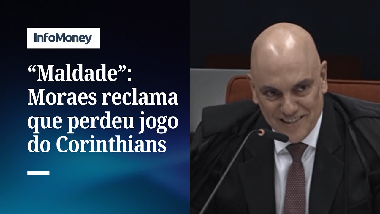 Moraes reclama que perdeu jogo do Corinthians por voto de Fux e Dino ironiza | InfoMoney News