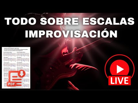 Todo sobre Improvisación y escalas en guitarra - Descargar manual  PDF 📕