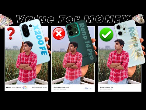 OPPO Reno 14 Pro vs vivo X200 FE vs OPPO Reno 14 - In Depth Camera Test