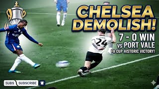 7-0?! Chelsea HUMILIATE Port Vale in FA Cup 👀