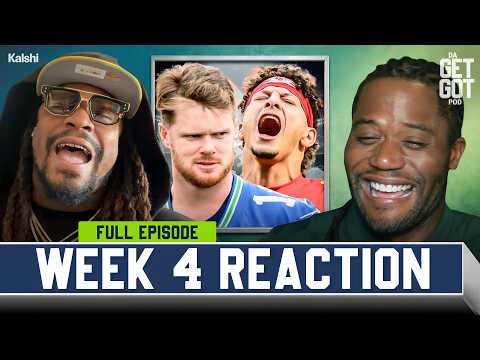 NFL Week 4 Reactions: Chiefs vs. Raiders, 49ers-Broncos, Seahawks-Chargers + Too $hort | Get Got Pod