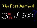 Finding Percentages Quickly and Easily