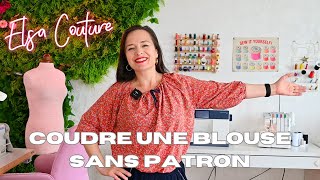 Tutoriel couture facile : une blouse sans patron